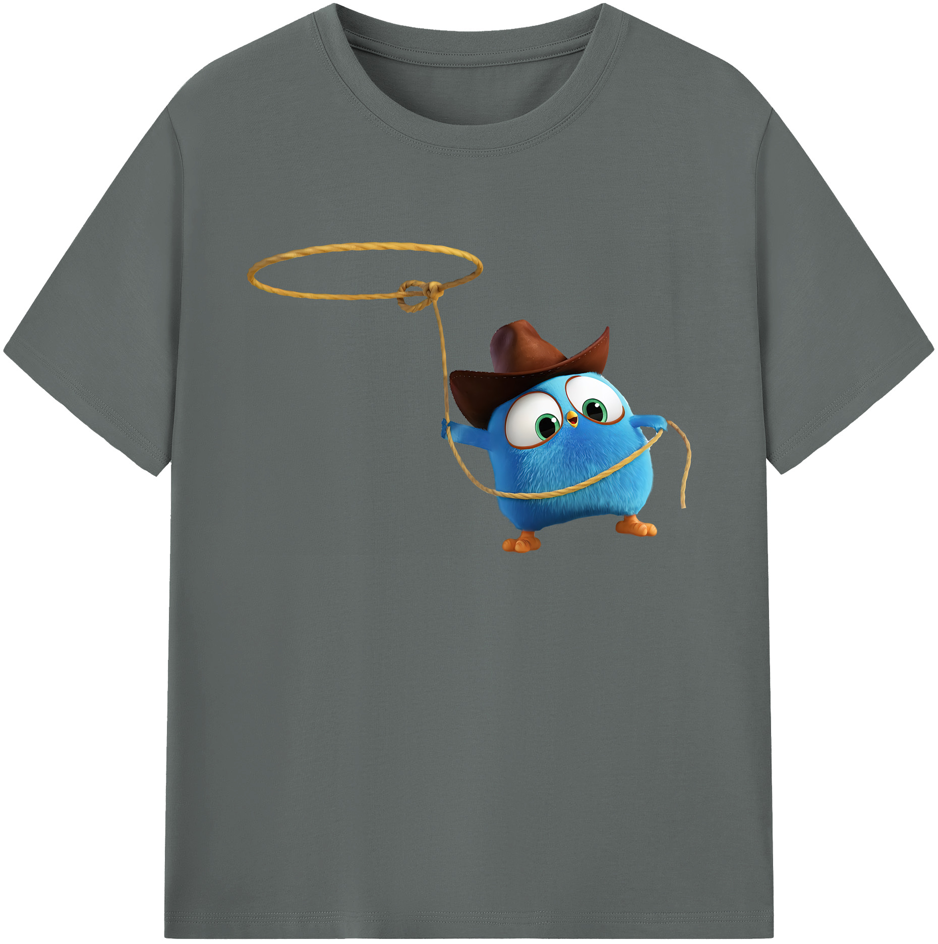 （画像用） Angry Birds アングリーバード 綿100％ メンズ半袖Tシャツ｜肌触りやわらか＆通気性